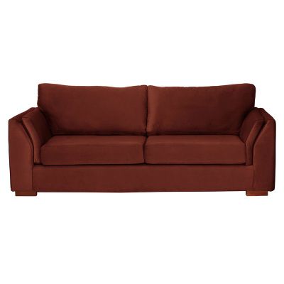 Imagen 2 del producto Sofá Cama Milan 2PL Tela Velvet Chocolate Con Asiento de Resortes Pocket