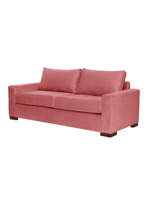 Imagen 2 del producto SOFA LIVORNO 3C TELA VELVET PALO ROSA