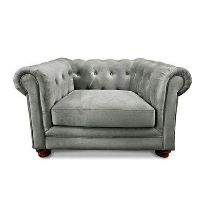 Imagen 1 del producto SOFA FLORENCIA 1C TELA VELVET GRIS