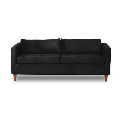 Imagen 1 del producto SOFA SICILIA 2C TELA VELVET NEGRO