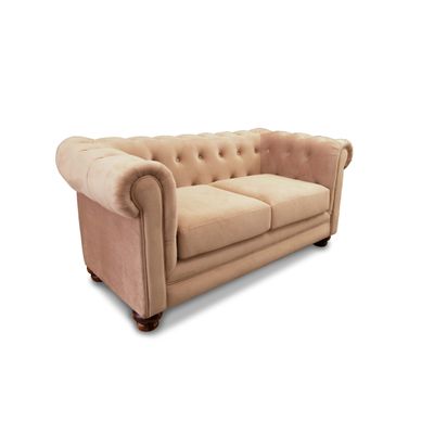 Imagen 2 del producto SOFA FLORENCIA 2C TELA VELVET BEIGE