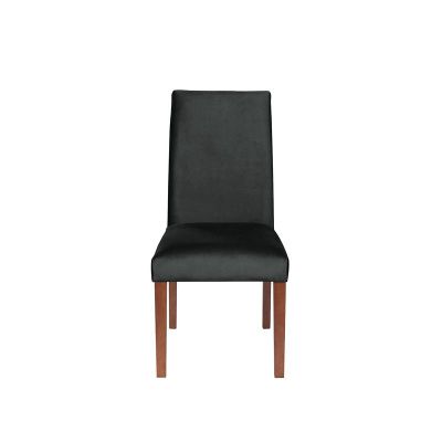 Silla Cadiz Tela Velvet Negro
