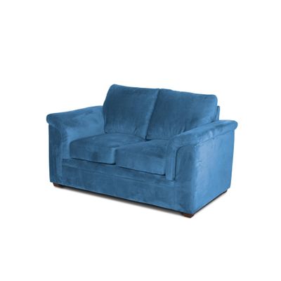 Imagen 2 del producto SOFA ANCONA 2C TELA VELVET AZUL PETROLEO