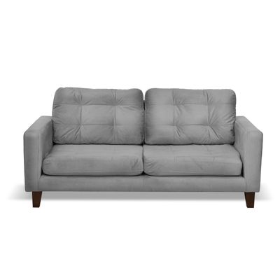 Imagen 2 del producto SOFA NAPOLES 3C TELA  VELVET  GRIS