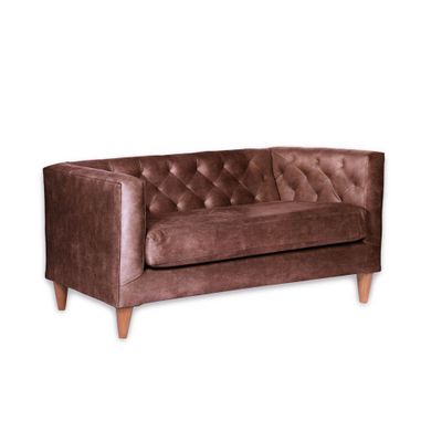 Imagen 2 del producto SOFA BRESCIA 2C CUERO KENTUCKY CAFE MORO