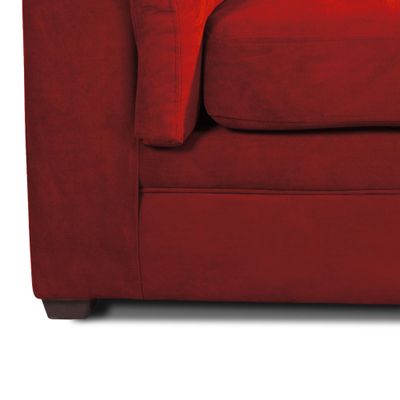 Imagen 2 del producto SOFA ANCONA 3C TELA VELVET BURDEO