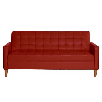 FUTON GENOVA  PU ROJO