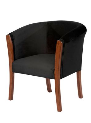 Imagen 2 del producto Sitial Dortmund Tela Velvet Negro