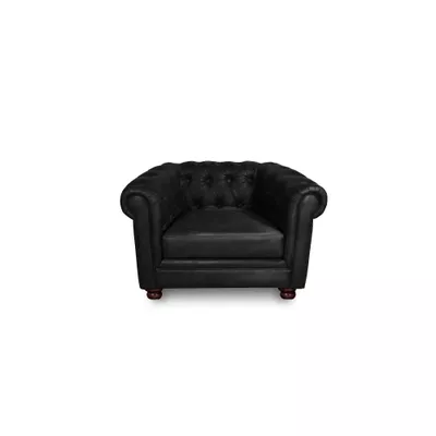 SOFA FLORENCIA 1C CUERO COLORADO NEGRO