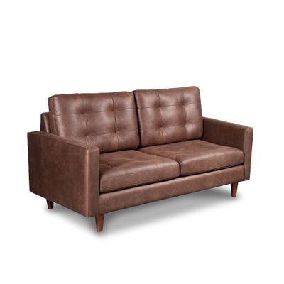 Imagen 2 del producto SOFA NAPOLES 2C CUERO KENTUCKY CAFE MORO