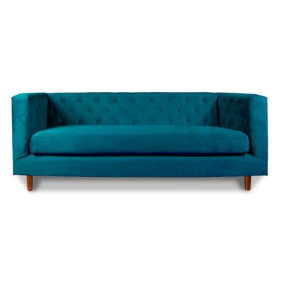 SOFA BRESCIA 3C TELA VELVET VIVIAN AZUL