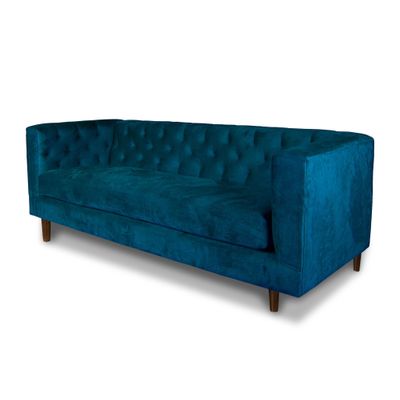 Imagen 2 del producto SOFA BRESCIA 3C TELA VELVET VIVIAN AZUL