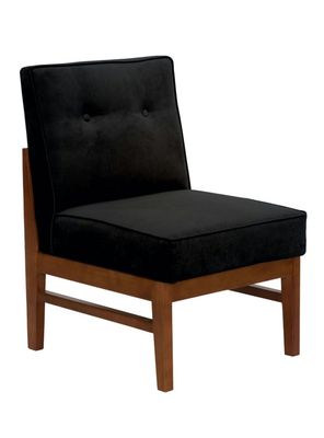 Sitial Colonia  Tela Velvet Negro