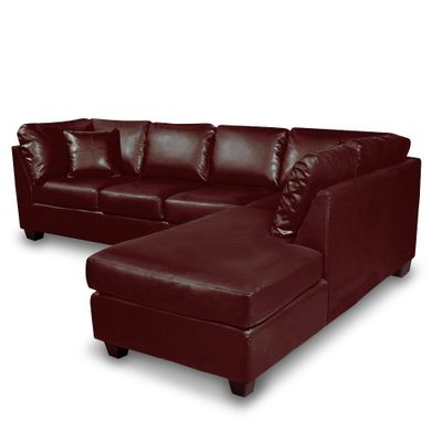 Imagen 2 del producto SECCIONAL PADUA DER PU GRANO CHOCOLATE