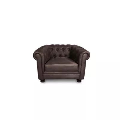 SOFA FLORENCIA 1C CUERO COLORADO MARRON