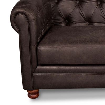 Imagen 2 del producto SOFA FLORENCIA 1C CUERO COLORADO MARRON