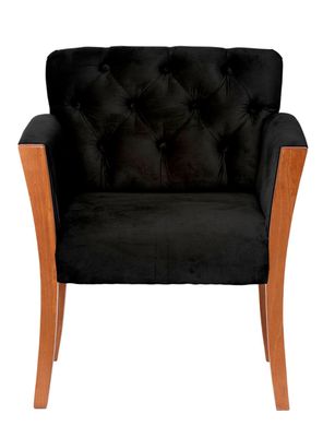 Imagen 1 del producto Sitial Kiel Tela Velvet Negro