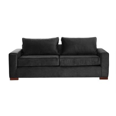 Imagen 2 del producto Sofa Cama Livorno 2Pl Tela Velvet Negro
