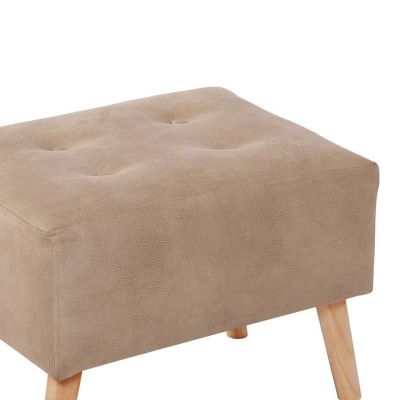 Imagen 2 del producto Pouf Niza Cuero Kentucky Beige