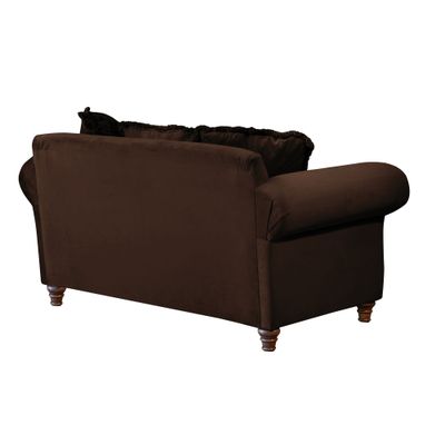 Imagen 2 del producto SOFA  RIMINI 2C TELA VELVET CHOCOLATE