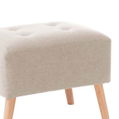 Imagen 2 del producto Pouf Niza Lino Blanco