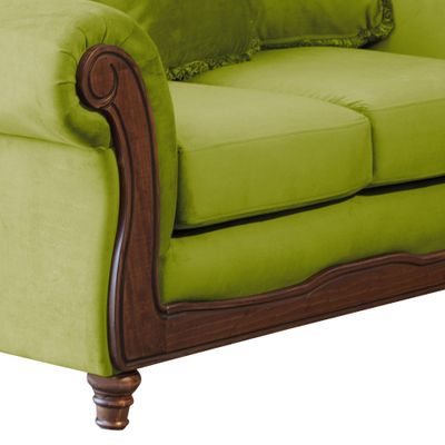 Imagen 2 del producto SOFA  RIMINI 3C TELA VELVET PISTACHO