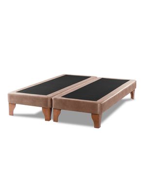 BASE EUROPEA ZEN CUERO BEIGE KING