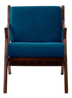 Imagen 2 del producto Sitial Bremen Tela Velvet Azul Petroleo