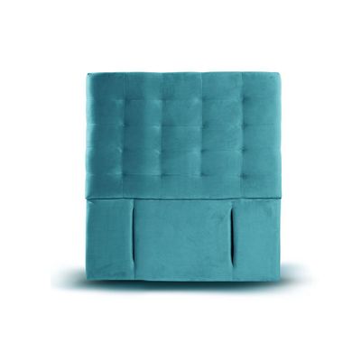 RESPALDO NAPOLES TELA TURQUESA 1 1/2 PZA