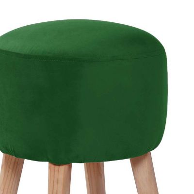Imagen 2 del producto Pouf Nantes Tela Velvet Verde