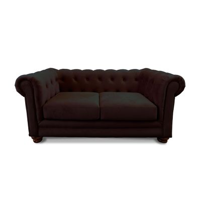 Imagen 1 del producto SOFA FLORENCIA 2C TELA VELVET CHOCOLATE