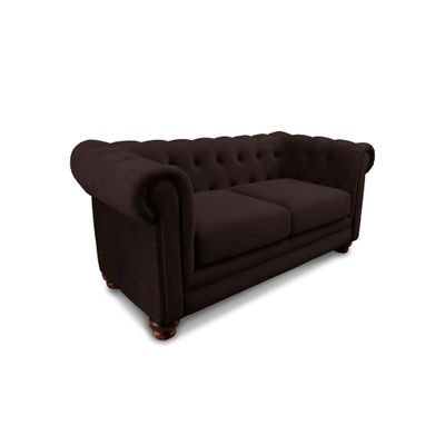 Imagen 2 del producto SOFA FLORENCIA 2C TELA VELVET CHOCOLATE