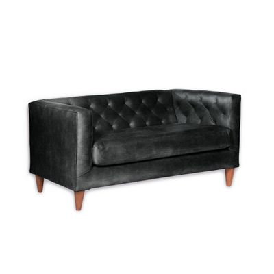 Imagen 2 del producto SOFA BRESCIA 2C CUERO KENTUCKY NEGRO