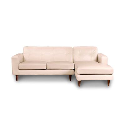 SOFA CHAISELONG DER SALERNO PU BEIGE