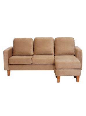 SECCIONAL VENECIA INTERCAMBIABLE TELA VELVET BEIGE