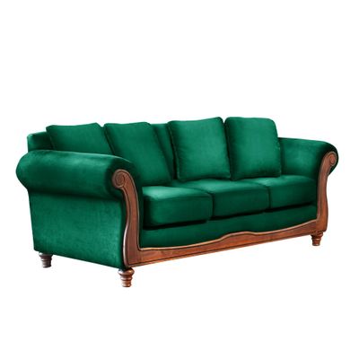 Imagen 2 del producto SOFA RIMINI 3C TELA VELVET VERDE