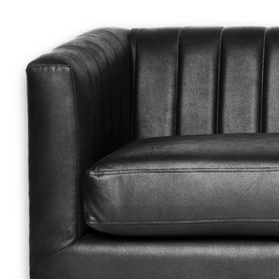 Imagen 2 del producto SOFA BRESCIA 3C CUERO KENTUCKY NEGRO