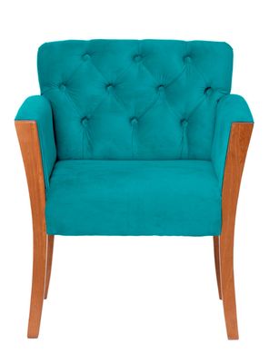 Imagen 1 del producto Sitial Kiel  Tela Velvet Turquesa