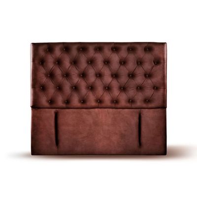 RESPALDO FLORENCIA CUERO CAFÉ MORO 2 PZA