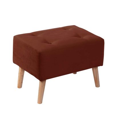 Pouf Niza  Tela Velvet Chocolate