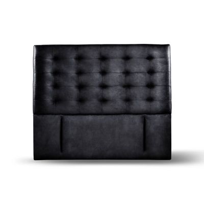 RESPALDO NAPOLES CUERO NEGRO 2 PZA