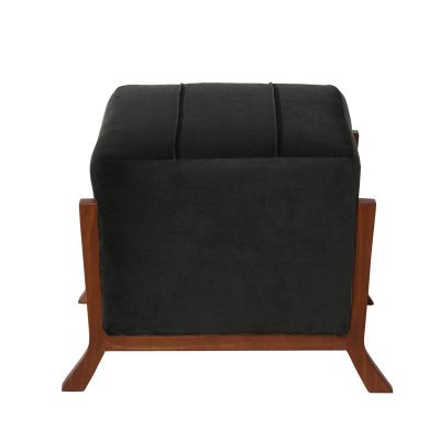 Imagen 2 del producto Pouf Marsella Tela Velvet Negro
