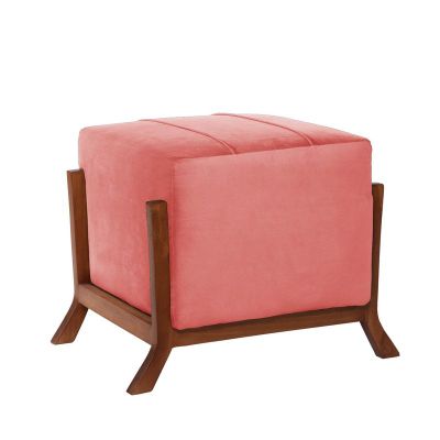 Pouf Marsella Tela Velvet Palo Rosa