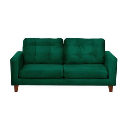 Imagen 2 del producto SOFA NAPOLES 3C TELA  VELVET  VERDE