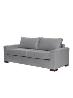 Imagen 2 del producto SOFA LIVORNO 3C TELA VELVET GRIS