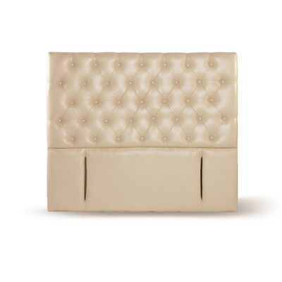 RESPALDO FLORENCIA PU BEIGE KING