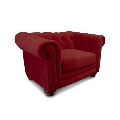 Imagen 2 del producto SOFA FLORENCIA 1C TELA VELVET BURDEO