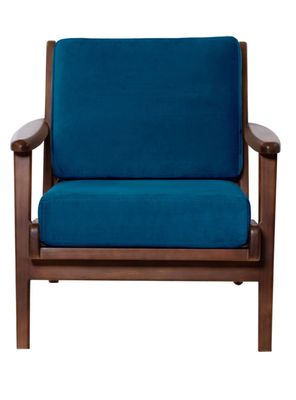 Imagen 2 del producto Sitial Neuss  Tela Velvet Azul Petroleo