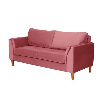 Imagen 2 del producto Sofá Milan 2C Tela Velvet Palo Rosa Con Asiento de Resortes Pocket