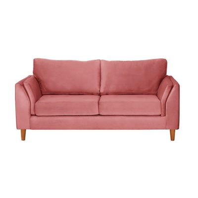 Imagen 1 del producto Sofá Milan 2C Tela Velvet Palo Rosa Con Asiento de Resortes Pocket